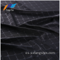 Poliéster hecho punto en relieve Abaya formal negro tejido de las señoras